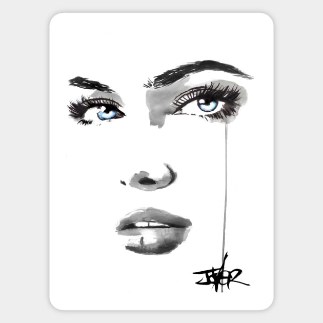 face #222 Sticker by Loui Jover 